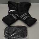 ZELUS Weighted Vest, 10lb Weight Vest with Reflective Stripe for Workout, Strength Training, Running, Fitness, Muscle Building, Weight Loss, Weightlifting (10 lb, Black)