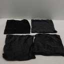 dezene pillow covers 4 Black(15 x 15)