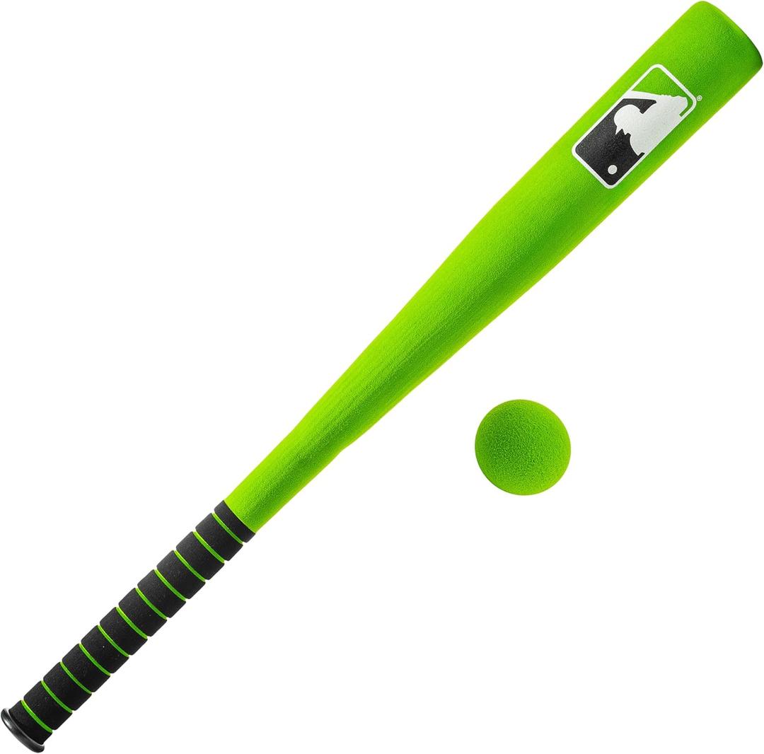Franklin Sports MLB Kids Foam Baseball Bat + Ball Sets - Indoor + Outdoor Soft Foam Baseball Bats for Kids + Toddlers - Regular + Jumbo Barrels - 24" or 27" Length