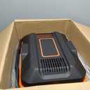 Electric Car Cooler and Warmer, 26 Quart Capacity, Thermoelectric Iceless Cooler for Travel, Camping, Vehicles, Truck, Home - 12V DC and 120V AC (Black & Orange)