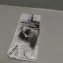 Prime-Line K 5082 Black Push Button Latch with 1-1/2 In. Hole Center (1 Set)