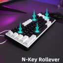 Gaming Keyboard 65%, Wired Mechanical Keyboard, Hall Effect Keyboard, Magnetic Mechanical Keyboard, Rapid Trigger & 8000Hz Polling Rate, 65% Gasket Mount with Knob, RGB Backlit, Black