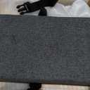 Double Step Foot Rest for Under Desk at Work, Adjustable Wooden Foot Stool with 4 Heights, Ergonomic Desk Foot Rest with Cushion for Office, Gaming & Study (Natural Color)