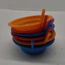 Cereal Bowls with Straws for Kids - (Set of 6 - 20-Ounce Bowls) BPA-Free Plastic Reusable Built-In Straw Bowl for Kids, Children & Toddlers, Dishwasher and Microwave Safe,