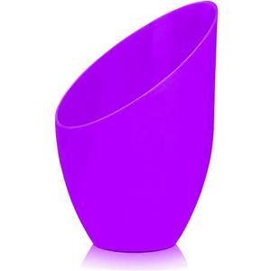 2 Pack Plastic Lampshade, 5.7 inch High, 4.1 inch Diameter, 1.65 inch Fitter, Replacement Plastic Lamp Shade for LED Floor Lamp [Purple]