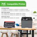 Aztech Compatible Toner Cartridge Replacement for Brother TN 850 TN850 TN-850 TN820 TN-820 HL-L6200DW MFC-L5850DW MFC-L5900DW MFC-L5700DW HL-L5200DW MFC-l5800DW Printer Ink High Yield (Black, 2-Pack)