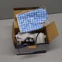 Powerful Handheld Fabric Steamer - 1800W with Fast Ceramic Heat-Up Plate, 2-in-1 Ironing & Wrinkle Remover, Steam Nozzle, Lint Brush - Gray, for US 120V Only (Grey)