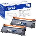 TN630 Toner Cartridge Replacement for Brother TN-630 Toner Cartridge Black High Yield Work with HL-L2300D HL-L2380DW HL-L2320D DCP-L2540DW MFC-L2700DW MFC-L2685DW 2 Pack