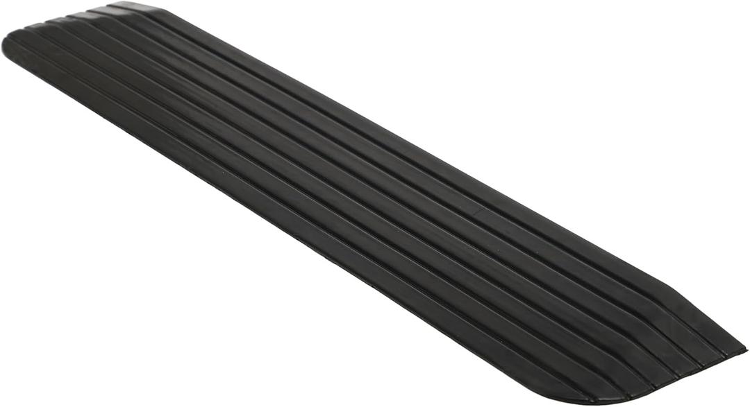 MAGIC UNION 1" Rise Solid Rubber Power Wheelchair Threshold Ramp Doorway (43.3x8.3x1 Inch (Pack of 1))