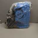 Large Portable Pet Crate for Car Travel, 24"x22"x25" Foldable Dog & Cat Carrier with Secures Seatbelt & Headrest Strap, Oxford Soft-Sided Pet Kennel with Removable Bed for Medium & Large Pet