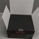 Kabinka Commander Deck Box for MTG Fits 400+ Double-Sleeved Card Storage, 5 IN 1 Removable Card Case with Dice Tray, Display Window for TCG/PTCG/EDH, 4 Magnetic One Touch Holders (Black)