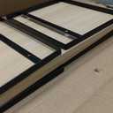 YGYQZ Wood Office Desk Shelf Organizer - Desktop Supplies Cute Dresser Top Organization Storage Rack and Cubicle Decor Aesthetic Bookshelf for Women Man and Kids (Black-Two Tier)