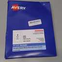 Avery Matte White Rectangle Labels, Sure Feed Technology, 3" x 6", 300 Matte White Printable Labels