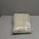 NICETOWN Light Block Window Curtains 84" Length - Home Fashion Thermal Insulated Solid Grommet Room Darkening Window Treatments for Hall Room, Beige, 1 Pair, 52" Wide by 84" Long