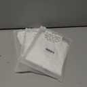 3 x Women's Lingerie Sexy Fishnet Minin Dress Glow in the Dark Lingerie DIY Babydoll Halter Chemise Valentine's Day (White)