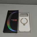 TORRAS Q3 Silicone for iPhone 17 Pro Max Case Stand, Fit for MagSafe, Liquid Silicone Soft Cozy Grip, 360 Spin Magnetic Stand, Camera Control, Protective Case for iPhone 17 Pro Max, Ivory Gold