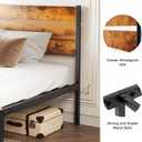 Sweetcrispy Twin Size Metal Platform Bed Frame - Mattress Foundation with Headboard and and Footboard, No Box Spring Needed with 700LBS Sturdy Wooden Slats Support, Noise Free, Easy Assembly