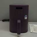 bella 4Qt Slim Air Fryer, Fits-anywhere Kitchenware, EverGood Ceramic Nonstick Coating, Adjustable Temperature, 6 Preset Cooking Options, 60 Min Auto Shutoff w Audible Tone, 3.3lb Capacity, Plum