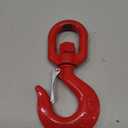 SCIEO 3 Ton Swivel Lifting Hook Heavy Duty Rigging Swivel Hook, G80 Crane Swivel Hook Hoist Swivel Eye Hook for Rigging and Lifting, Rotating Swivel Hook with Safety Latch for 6614 lbs Load Capacity