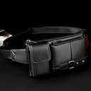 Men's Leather Sling Bag,Chest Shoulder Backpack, Water waterproof Crossbody Bag