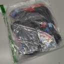 Hicarer 2 Pairs Kids Waterproof Winter Gloves Snow Gloves for Boys Girls Child Toddler Warm Ski Gloves for Cold Weather (8 - 14 Years, Black and Red)