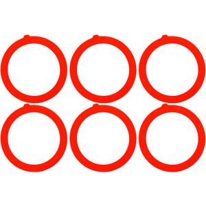 6 Pack Flush Valve Seal for Kohler Toilets,Toilet Tank Parts GP1059291 Silicone Replacement - Upgraded Leak-Proof Gasket Seal Kit Compatible with Kohler Canister, K-GP1059291
