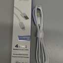 ZGEAR 4 Foot Braided Charge Cable with a Lightning Tip