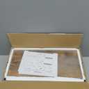 QEEIG Bathroom Shelves Over Toilet - Wall Mounted Floating Shelves Toilet Paper Storage Small Farmhouse Decor Shelf 16 inch Set of 3, Rustic Brown (019-BN3)