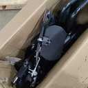 Medline Comfortable Folding Wheelchair with Swing-Back, Desk-Length Arms and Elevating Footrests, 18W x 16D Seat,Black