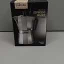 Primula Classic Stovetop Espresso and Coffee Maker, Moka Pot for Italian and Cuban Caf Brewing, Greca Coffee Maker, Cafeteras, 6 Espresso Cups, Silver (6 Cup)