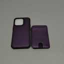 For iPhone 14 Pro Wallet Case Compatible with Magsafe, Magnetic RFID Blocking Card Holder Kickstand 2 in 1 Detachable Case for iPhone 14 Pro 6.1", Purple