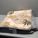 Blissful Diary Portable Baby Play Mats for Floor, Thick Cushioned Foldable Baby Crawling Mat for Indoor Outdoor, Non-Slip & Washable Kids Playmat for Tummy Time Activity, Earth Tones 43" X 43" in