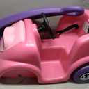 Step2 Push Around Buggy Kids Push Car, Ride On Toy, Stroller Substitute, Includes Seat Belt & Horn, Made of Durable Plastic, Max Weight 50 lbs., For Toddlers 1.5-4 Years Old, Pink, Large