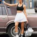 RUNNING GIRL High Impact Sports Bras for Women, High Support Running Strappy Women's Sports Bra with Sewn in Pads (Black, S)