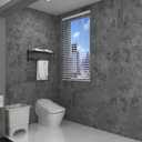 3yecao 48"×354" Extra Wide Thick Large Size Blue Grey Cracked Concrete Wallpaper Peel Stick Dark Blue Gray Concrete Contact Paper Vinyl Textured Cement Sticker for Bedroom Basement Coffee Room Walls