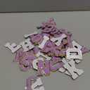 WILLBOND 52 Pcs Chenille Letter Patches A-Z, Self Adhesive Alphabet Patches 2.2/2.8 Inch for Clothes, Bags, Hats DIY, Name Craft & Personalized Valentines Wedding Gifts(Purple,2.2 Inch)