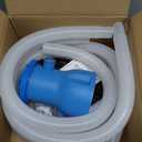 300 GPH ETL Certified Pool Filter Pump for Small Above Ground Pool | Pool Cartridge Filter Pump System with GFCI, Safety & Reliable Water Circulation Pumps - Rapidly Capture Debris - Dark Blue