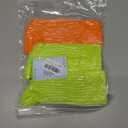 Women's Neon Scrunch Crew Socks 80s 90s Retro 3-Pack Cotton Stacked Boot Calf Cozy Ribbed Slouchy Socks Size 5-10 (1-white/Neon Green/Neon Orange)