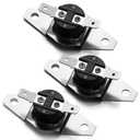 3 Pack Furnace Fan Thermal Control Switch Furnace Limit Switch Compatible with Furnaces