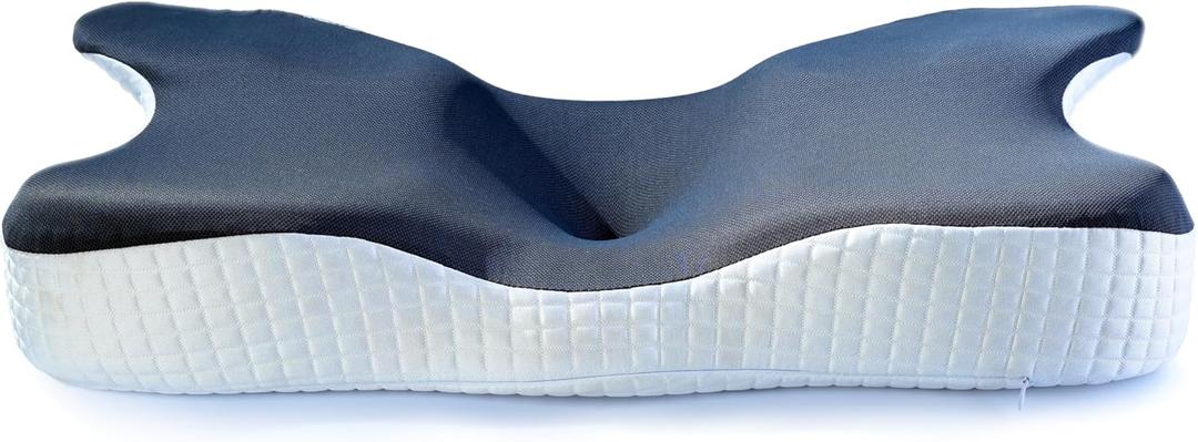 Premium Adjustable Memory Foam Bed Pillow, Removable Fill & Breathable Cover, Ergonomic Side/Back/Stomach Support, Neck & Shoulder Relief