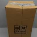 1.5 Gallon Glass Drink Dispenser with Stand  Large Beverage Dispenser with Stainless Steel Spigot, Chalkboard Tags & Marker  Glass Water Dispenser for Fridge, Parties, Weddings and Home Use,Glod