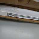 LazBlinds No Tools No Drill 1" Vinyl Mini Blinds, Cordless Blinds for Windows, Light Filtering Horizontal Window Blinds & Shades, 44" W x 64" H, White