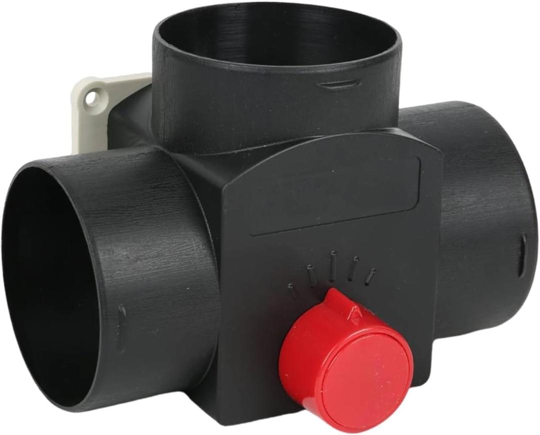 75mm Diesel Heater Duct Connector Parking Heater Air Duct Connector Ducting Pipe Connector 5 Gear Adjustable Valve Compatible with Eberspacher Webasto Diesel Auxiliary Heater 5KW