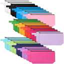 Saintrygo 30 Pcs Canvas Makeup Bags Bulk,8.7 X 5 X 1.8 Inch,Novel