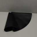 2PCS Lazy Susan Shelf Liner 27" Silicone Lazy Susan Liner Non Slip Kitchen Cabinet Liners Mats for Shelf Drawer Black