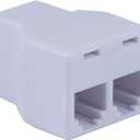 Power Gear in-Line Coupler, Ideal for Telephones, Answering Machines, Modems, Fax Machines, Caller ID Display, White, 76190