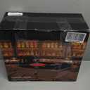 Vinyl Record Player Wireless Turntable with Built-in Speakers and USB Belt-Driven Vintage Phonograph Record Player 3 Speed for Entertainment and Home Decoration Black