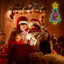 Christmas Tree Neon Light Signs Xmas Trees LED Sign Festival LED Xmas Wall Decorative Light USB Powered for Bedroom Kids' Room Birthday Party Bar Wedding Christmas (15.7 inch)