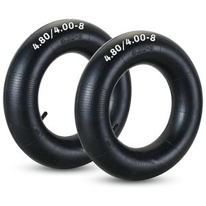 weyleity 2 Pack 4.80/4.008 Inner Tube | Durable Replacement Tire Tubes with TR13 Straight Valve Stem for Go Karts, ATVs (4.80/4.008, TR13)