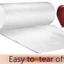 Mr Miracle Plastic Produce Bags for Food Storage - 12"x20" Clear Grocery Bag for Fruits, Vegetables, Bread - Easy Peel-Off Design, Continuous Roll, 1.75" Core, Pack of 1440 Bags 2 rolls